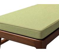 Versatile Non-Slip Bench Cush for 2/3/4 Seaters 100cm/120cm/150cm x 40cm/50cm Ideal for Indoor/Outdoor Use Garden Patio Bay Swings & Porch Fur (Green 100x30x5cm)