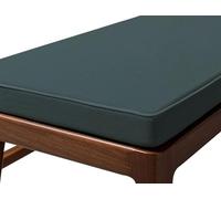 Versatile Non-Slip Outdoor/Indoor Bench Cush 2/3/4 Seater 120/150/100cm x 40/50cm Ideal for Garden Patio Porch Bay Long Chairs & Swings (Blue 130x55x5cm)