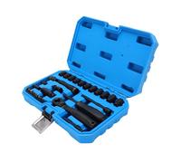 Versatile Pass Through Socket Set 1/4 Inch Drive 72 Tooth Ratchet Wrench for Various Fasteners Tightening Loosening Nuts At Home Garage