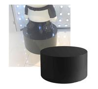 Versatile pedestal stands,Round Display Pedestal Stand for Desserts & Clothing, Cylinder Plinth Base for Weddings & Showcases, Display Platform for Events & Retail,（Black,50x20cm/19.68x7.87i