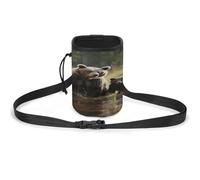 Versatile Pet Training Package, Mother Brown Bears Protect Cubs Print Lightweight Dog Training Pouch Portable Pet Accessories Ideal for Dog Walking