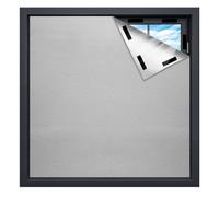 Versatile Portable Roller Blind-Stick On Blackout Curtains for Windows,Temporary Curtains, Any Size and Shape-Bedroom,Indoor & Outdoor-Blackout Blind-Gray