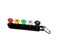 Versatile Pressure Washer Nozzle Set Quick Connection Power Washer Nozzle Tips Simple to Use for Car Cleaning & Garden Use High Pressure Cleaning
