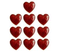 Versatile Red Heart Pin Kirsite Brooch Adaptable to Various Clothing Styles Combinations Lapel Pin Accessory Classical Red Heart Shaped Brooch Crafted From Premium Zinc Alloy for Sturdy Fashion
