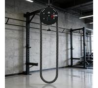 Versatile Resistance Trainer Machine, Part of a Complete Pulley Cable Machine System with Adjustable Resistance for Home Gym Arm & Back Training Black&Red
