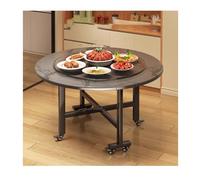 Versatile Round DropLeaf Dining Table SpaceSaving Kitchen Table for Living Room & Farmhouse 160cm GreyPerfect for Small Spaces & Modern Homes