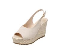 Versatile Sandals With Wide Open Toe Design Platform Strappy Slide Sandals For Summer Comfort Breeze Between Your Toes