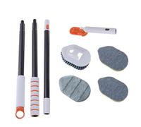 Versatile Scrubber Brush with Stiff Bristles and Removable Head Suitable for Bathroom Bathtub Floor Tile Glass