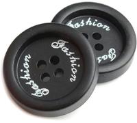 Versatile Sewing and Craft Buttons, 10pcs Resin Buttons Coats Windbreaker Suit Decorative Button Large 4 Holes (S21 25mm)