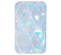 Versatile Shaped Chains Mold Artistic Keychain Accessory Silicone Mold for Shaped Pendant Charm Silicone Molds