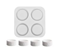 Versatile Silicone Crafting Mold for Wedding Gift and Holiday Decorations Heart Accent Mirrored Finish Baking Tool Heart Shaped Holder Mold