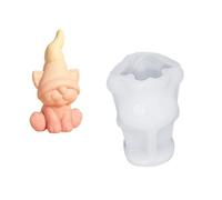 Versatile Silicone Display Mold for Creating Heart Star Gnomes in Resin Plaster and Making Easy Release Mold
