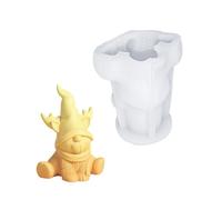 Versatile Silicone Display Mold for Creating Heart Star Gnomes in Resin Plaster and Making Family Activities