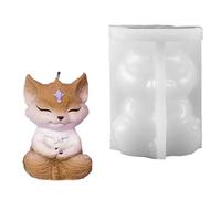 Versatile Silicone Epoxy Casting Mold Foxes Silicone Form for Crafting Scented and Decorative Soap Casting Mold