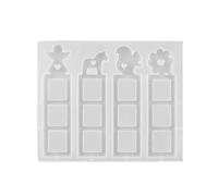 Versatile Silicone Gift Holder Mould for Gift Creation. Supports Resin Cement and Plaster. Easy to Use and Clean Jewellery Tool