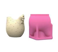 Versatile Silicone Hen Mold for Personalized Feathered Figurines Flexible Chicken for Craft Enthusiasts Chicken Silicone