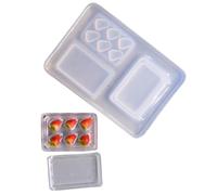 Versatile Silicone Mold for Making Miniature Strawberry Gift Doll House Food Toy Making Tool Miniature Mold