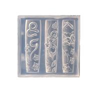 Versatile Silicone Mold Set for 3D Nails Art with Rose Flower Designs Ideal for Crafting and Jewelry Making Resin Casting Mold