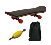 Versatile Skateboard - Deck Skateboard, Wooden Alloy Fingerboard with Game Set, Desktop with Multiple Design, Bearing Toy, Fingers Trick Boards for Students