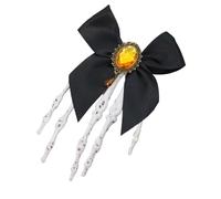 Versatile Skeleton Hand Bowknot Clip For Parties Costume And Punk Fashion Portable Hair Decoration Skull Bowknot Hairpin Costume