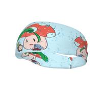 Versatile Sports Sweatband BROLEO Sunflower seeds and mushroom Picture - Stretchable and Moisture-Wicking Headband for Yoga,Fitness