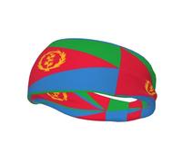 Versatile Sports Sweatband XBKGOHA Eritrean flag Printed - Stretchable and Moisture-Wicking Headband for Yoga, Fitness