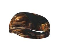 Versatile Sports Sweatband YYHWHJDE A little bear learning knowledge Prints - Stretchable and Moisture-Wicking Headband for Yoga,Fitness