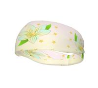 Versatile Sports Sweatband YYHWHJDE Blooming Daffodils Pattern - Stretchable and Moisture-Wicking Headband for Yoga,Fitness