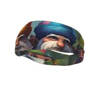 Versatile Sports Sweatband YYHWHJDE Colorful Gnomes Pattern - Stretchable and Moisture-Wicking Headband for Yoga,Fitness