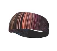 Versatile Sports Sweatband YYHWHJDE Colorful rainbow rain Prints - Stretchable and Moisture-Wicking Headband for Yoga,Fitness
