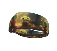 Versatile Sports Sweatband YYHWHJDE Cute little bean sprouts Pattern - Stretchable and Moisture-Wicking Headband for Yoga,Fitness