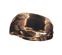 Versatile Sports Sweatband YYHWHJDE cute small cat Pattern - Stretchable and Moisture-Wicking Headband for Yoga,Fitness