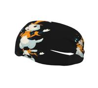 Versatile Sports Sweatband YYHWHJDE Dangling rabbit holding a magic hat Pattern - Stretchable and Moisture-Wicking Headband for Yoga,Fitness