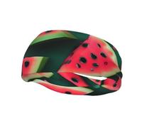 Versatile Sports Sweatband YYHWHJDE Dream Watermelon Prints - Stretchable and Moisture-Wicking Headband for Yoga,Fitness