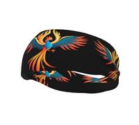 Versatile Sports Sweatband YYHWHJDE Elegant Phoenix Prints - Stretchable and Moisture-Wicking Headband for Yoga,Fitness