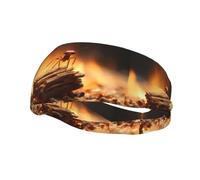 Versatile Sports Sweatband YYHWHJDE Little ants on matches Pattern - Stretchable and Moisture-Wicking Headband for Yoga,Fitness