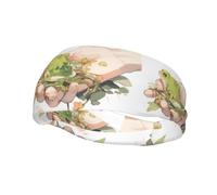 Versatile Sports Sweatband YYHWHJDE Little frog in the palm of your hand Pattern - Stretchable and Moisture-Wicking Headband for Yoga,Fitness