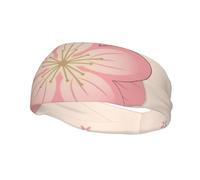 Versatile Sports Sweatband YYHWHJDE Little pink cherry blossoms Pattern - Stretchable and Moisture-Wicking Headband for Yoga,Fitness