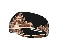 Versatile Sports Sweatband YYHWHJDE Luxurious Chocolate Palace Prints - Stretchable and Moisture-Wicking Headband for Yoga,Fitness