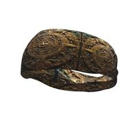 Versatile Sports Sweatband YYHWHJDE Mayan Calendar End of The World Prints - Stretchable and Moisture-Wicking Headband for Yoga,Fitness