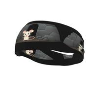 Versatile Sports Sweatband YYHWHJDE Mouse in the pit Prints - Stretchable and Moisture-Wicking Headband for Yoga,Fitness