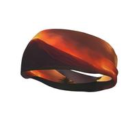Versatile Sports Sweatband YYHWHJDE The erupting Kilauea volcano Pattern - Stretchable and Moisture-Wicking Headband for Yoga,Fitness