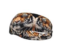Versatile Sports Sweatband YYHWHJDE Tiger Face Pattern - Stretchable and Moisture-Wicking Headband for Yoga,Fitness