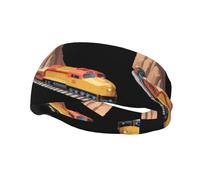 Versatile Sports Sweatband YYHWHJDE Train in the Canyon Prints - Stretchable and Moisture-Wicking Headband for Yoga,Fitness