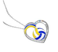 Versatile Sports Theme Necklace Craft From Alloy Ideal For Fitness Enthusiasts And Daily Use Unisex Sport Love Pendant Necklace