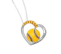 Versatile Sports Theme Necklace Craft From Alloy Ideal For Fitness Enthusiasts And Daily Use Unisex Sport Love Pendant Necklace