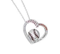 Versatile Sports Theme Necklace Craft From Alloy Ideal For Fitness Enthusiasts And Daily Use Unisex Sport Love Pendant Necklace