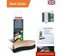 Versatile Textile & Leather Brush - Portable Cleaning Solution for Home & Car
