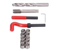 Versatile Thread Repair Kit with Insert | Auto Repairing Hand Tool Set | M14x1.50mm Thread Repair Tool Kit for Steel, Aluminum, and Iron