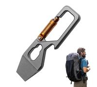 Versatile Titanium Alloy Crowbar - Multi-Purpose Pry Bar with Strong Leverage, Titanium Alloy | Ideal for Construction, Survival Kits and Outdoor Use, Portable Crowbar